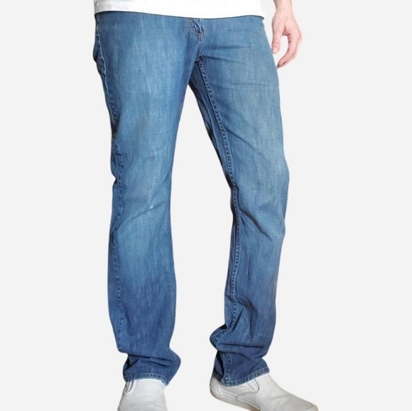 Vans Other - Vans "Off The Wall" Dennim Blue Jeans With A Faded Look